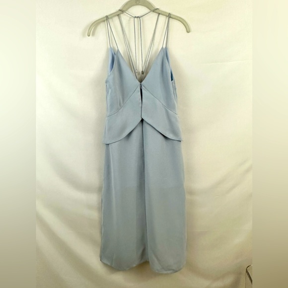 C/MEO Collective Halter Tie Lose Control Midi Dress Frill Detail Glaci… - Picture 8 of 11